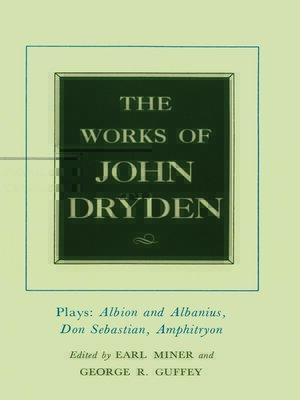 cover image of The Works of John Dryden, Volume XV